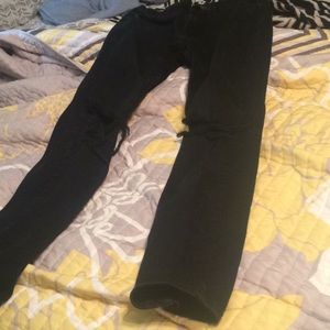 Ripped black pacsun jeans